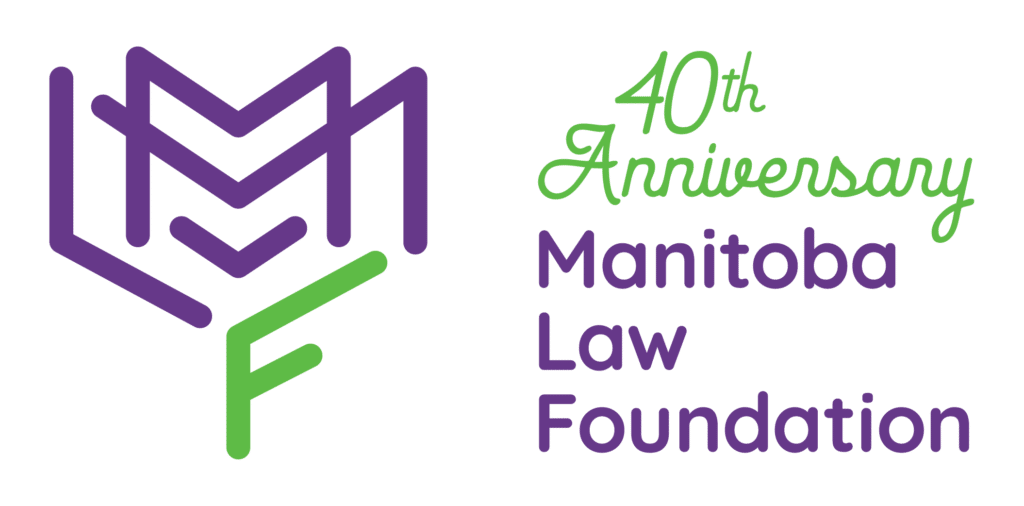 Manitoba Law Foundation 40th Anniversary Logo